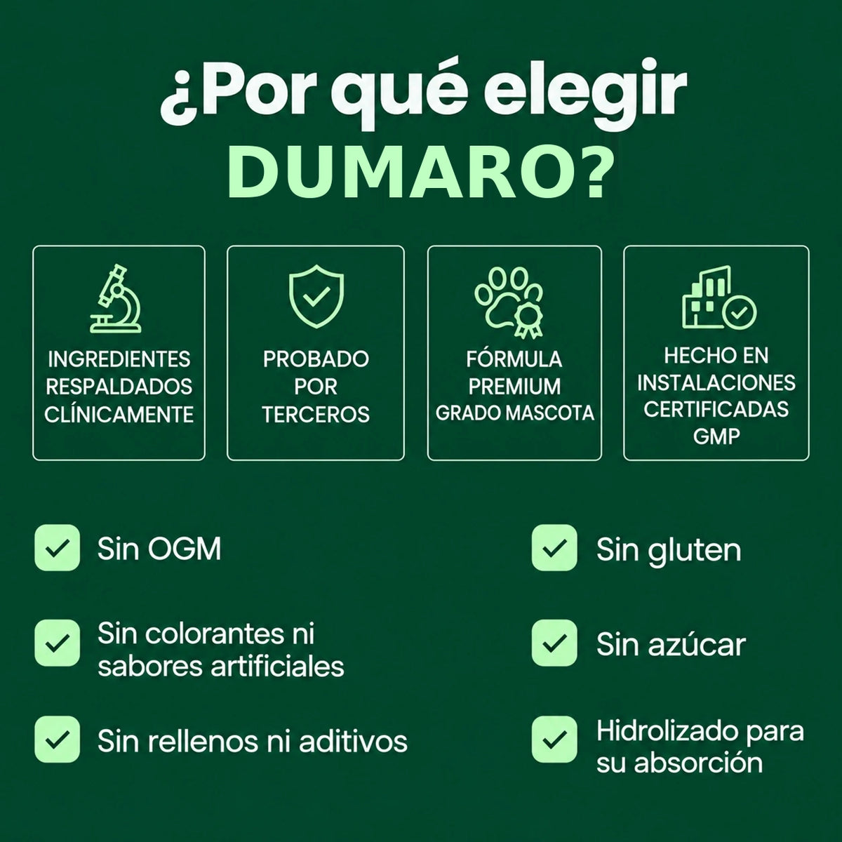 Por qué elegir DUMARO